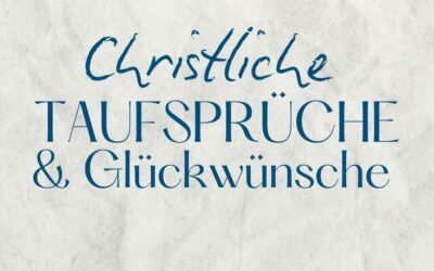 taufsprüche christlich
