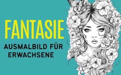 Fantasie Ausmalbilder für Erwachsene: Malvorlage