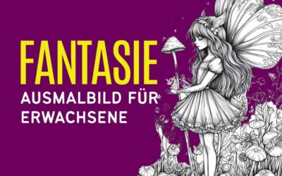 Ausmalbilder für Erwachsene: Fantasie Malvorlage