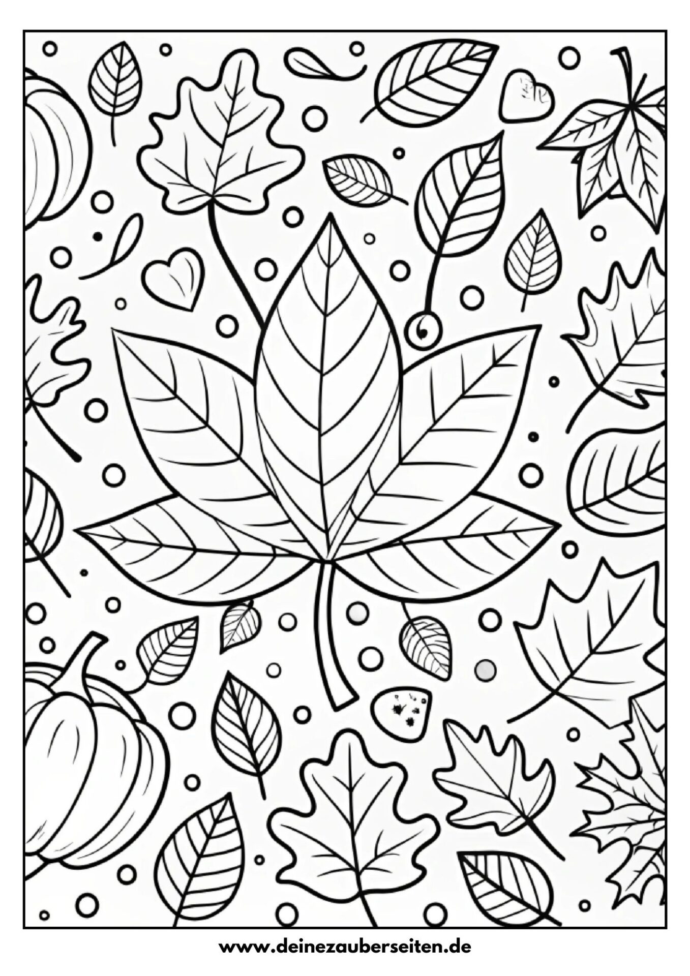 herbst malvorlagen