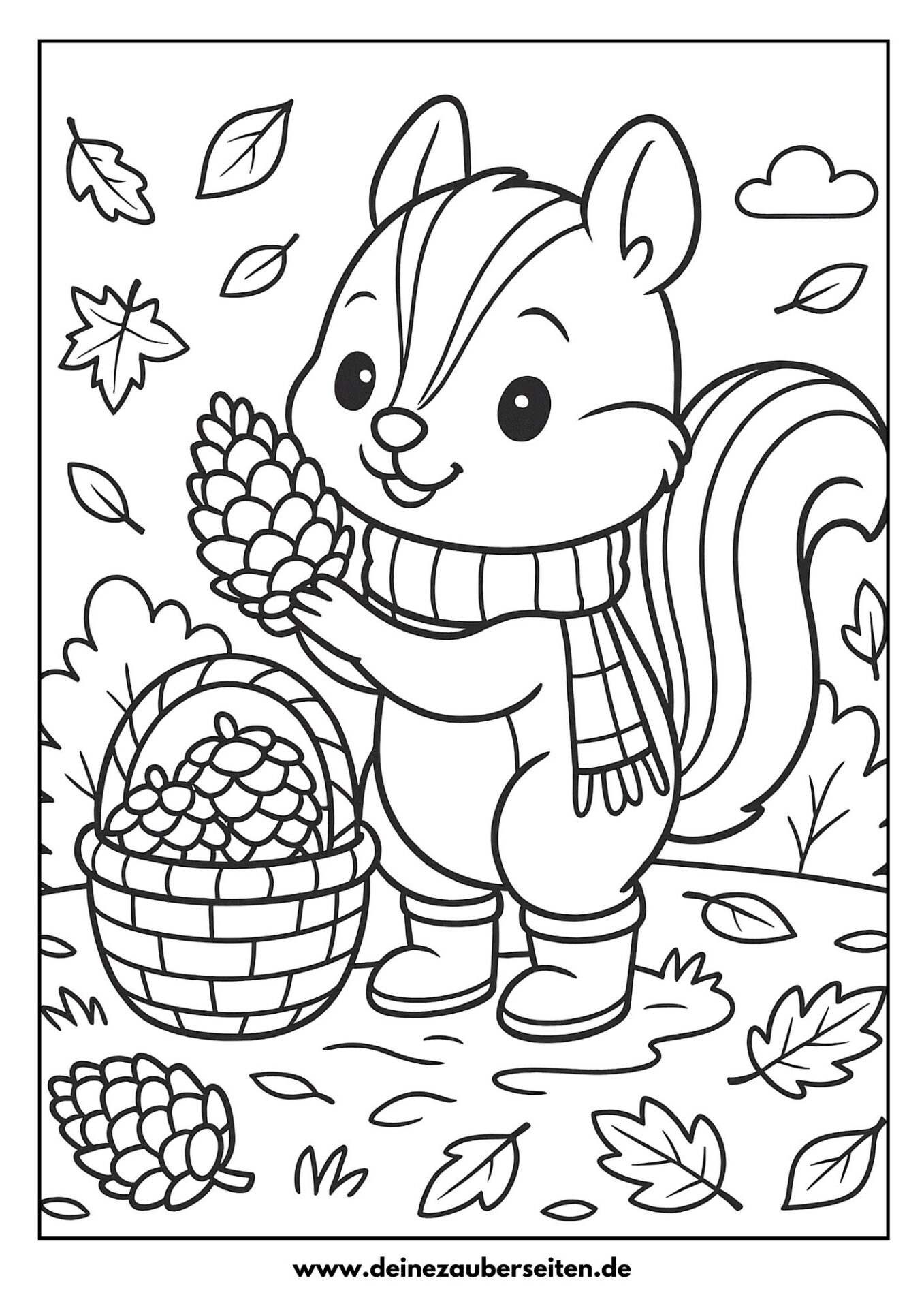 herbst malvorlagen