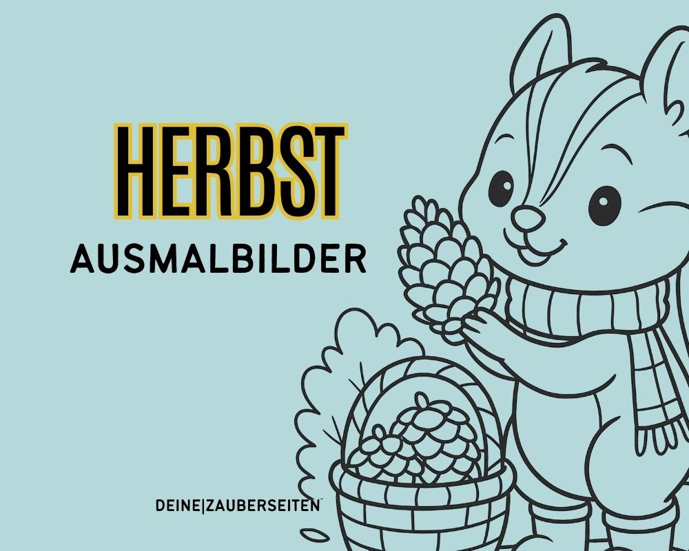 herbst ausmalbilder
