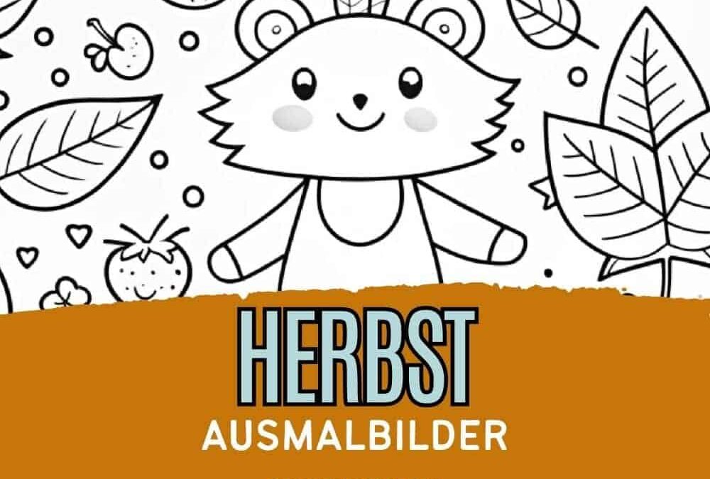 Herbst Ausmalvorlagen: Einfache Mandala Malvorlagen