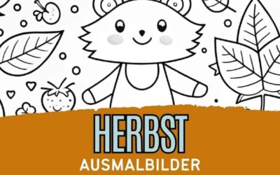 Herbst Ausmalvorlagen: Einfache Mandala Malvorlagen