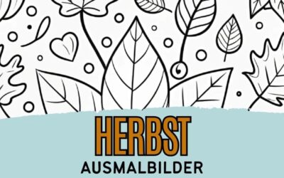Herbst Malvorlagen: Einfach Ausmalbilder für Kinder & Erwachsene