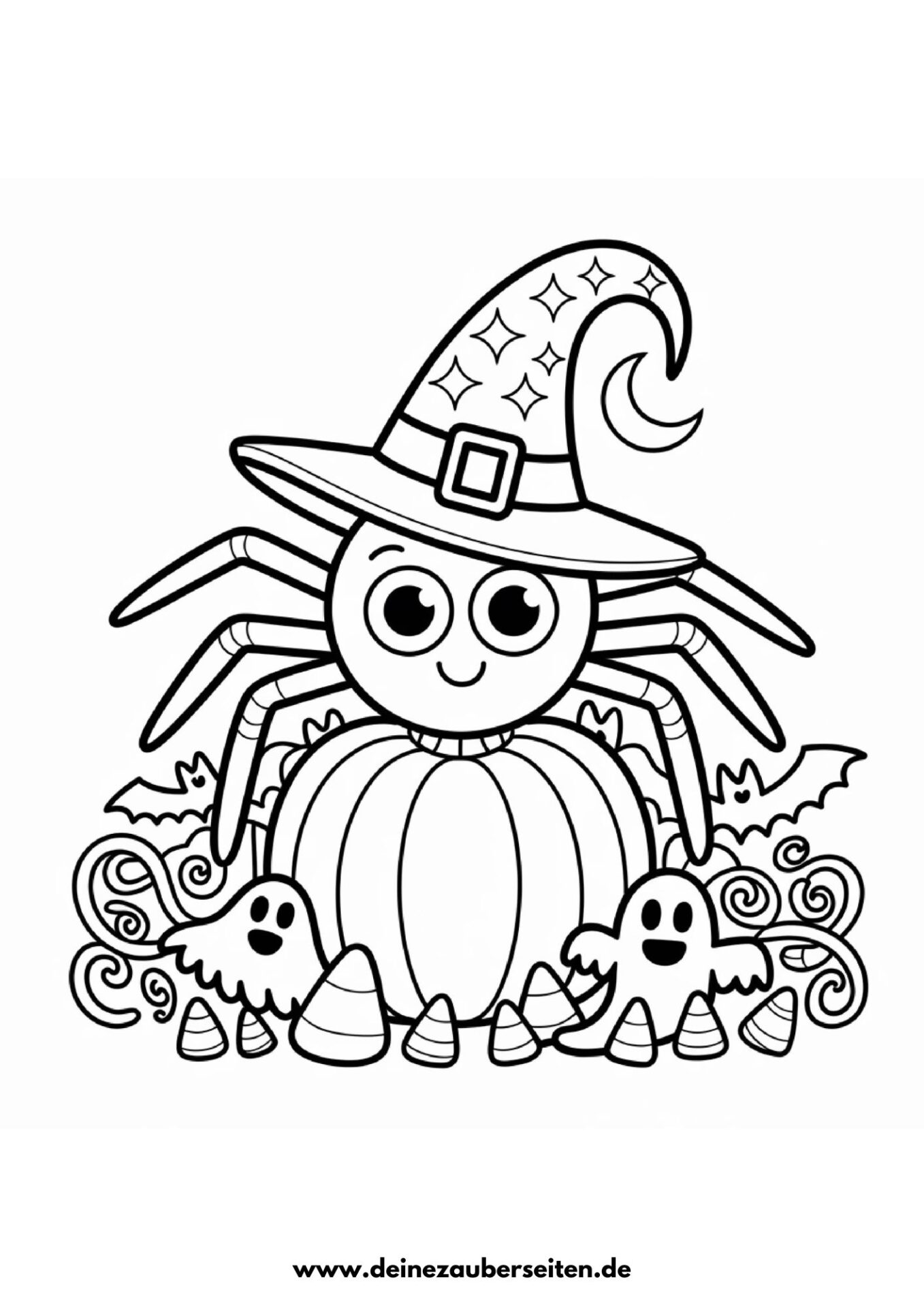 halloween malvorlage kostenlos