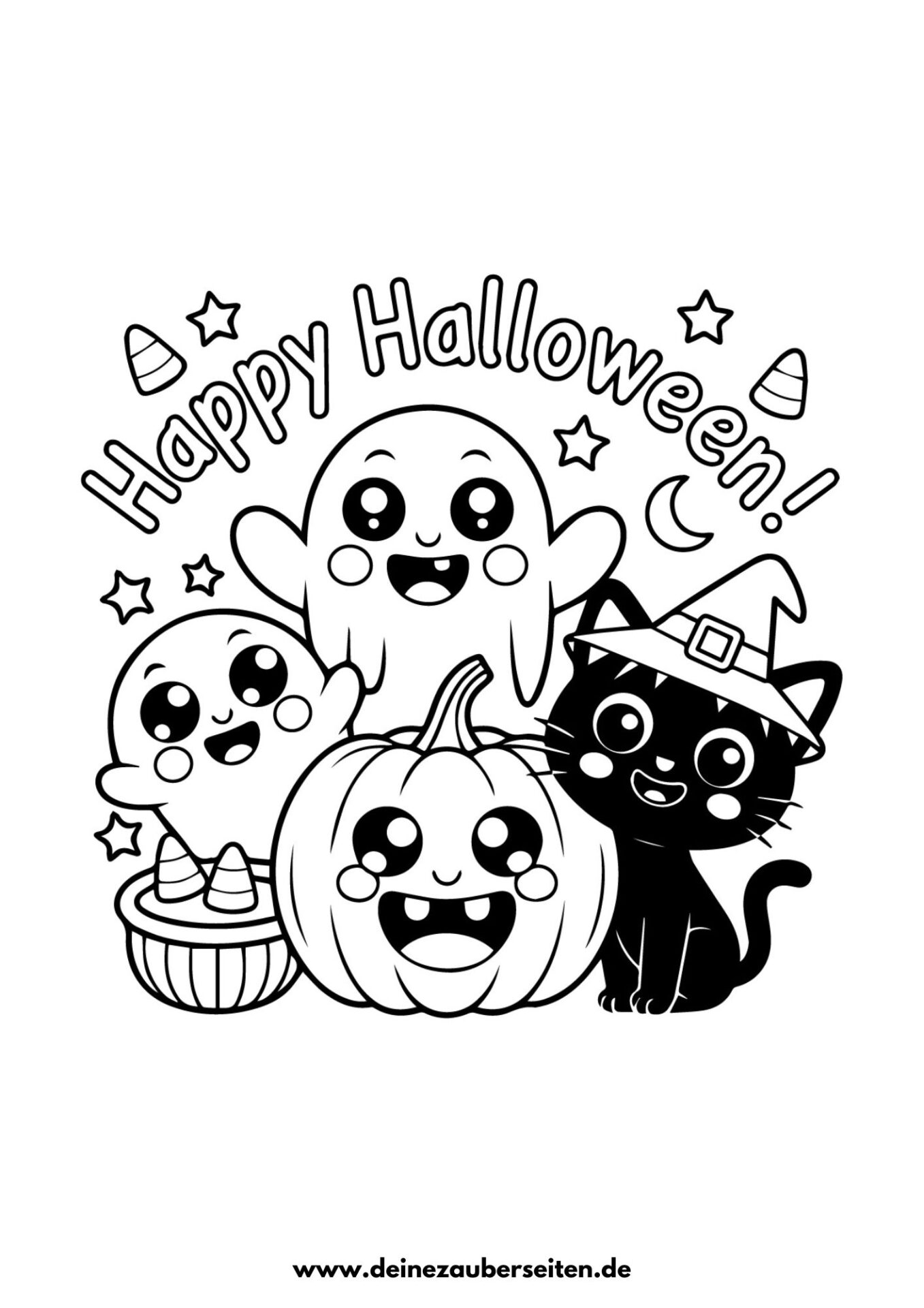 halloween ausmalbilder