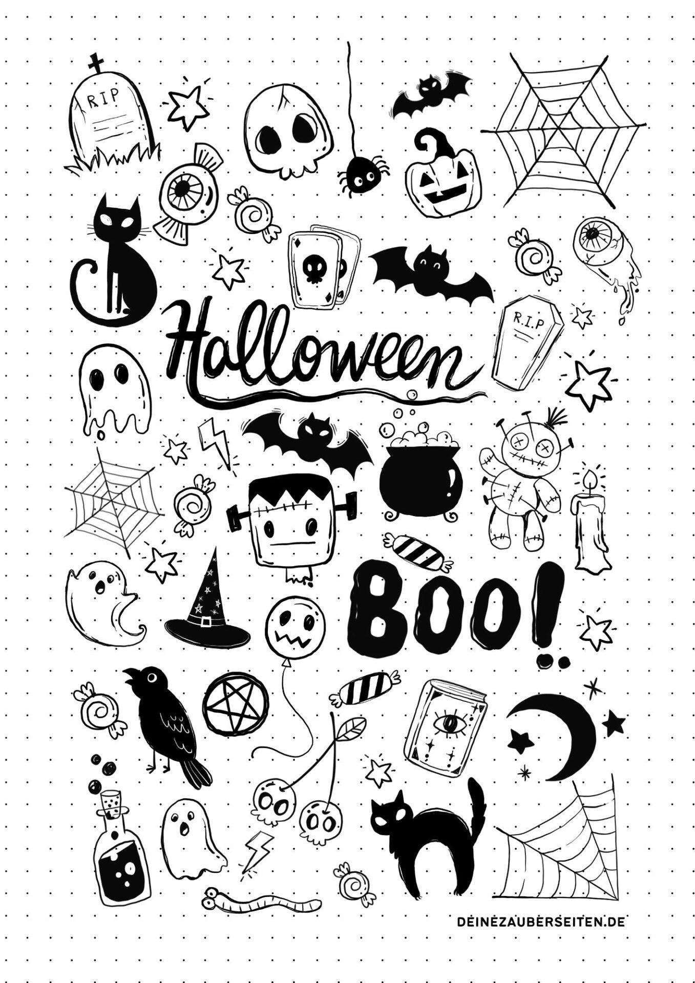 Halloween Scribbles