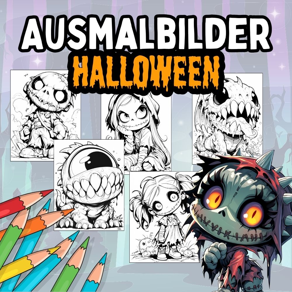 ausmalbilder halloween