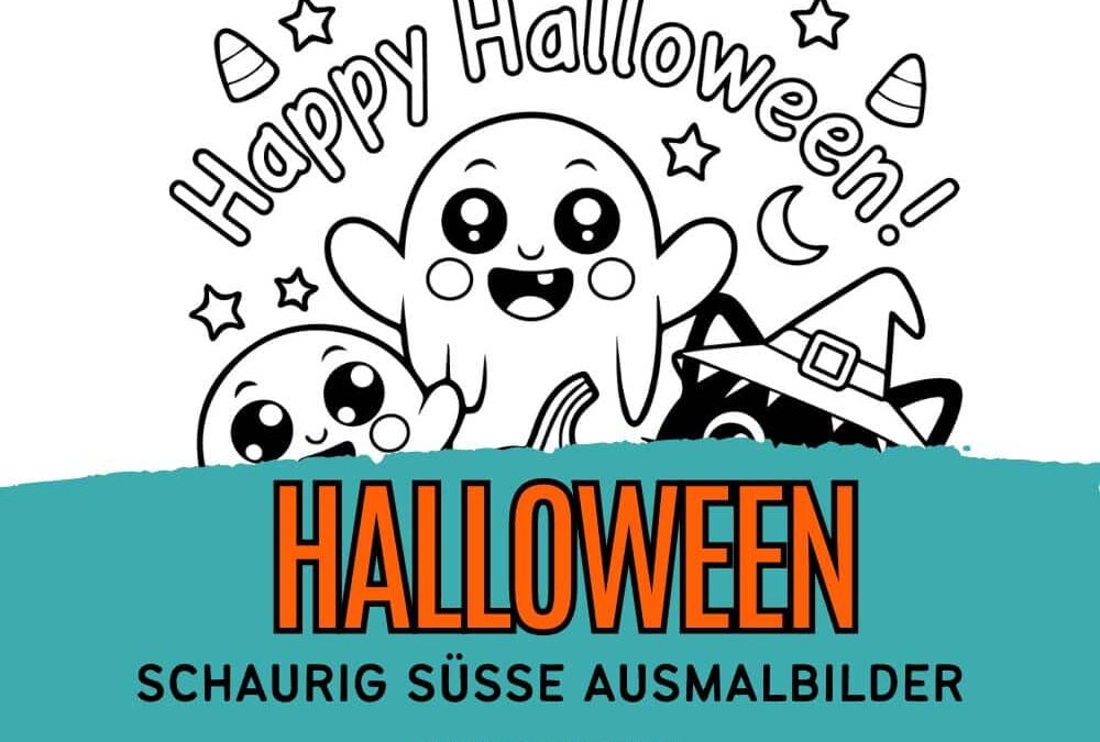 Halloween Ausmalbilder: Gruselige Malvorlagen kostenlos