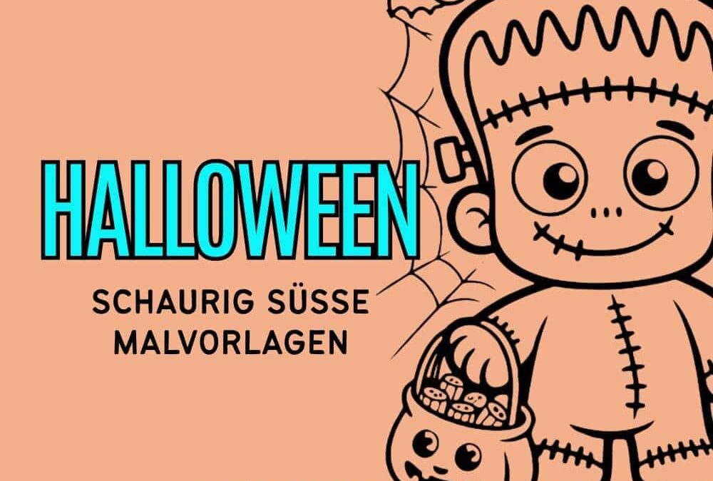 Halloween Malvorlagen: Einfache Ausmalbilder kostenlos
