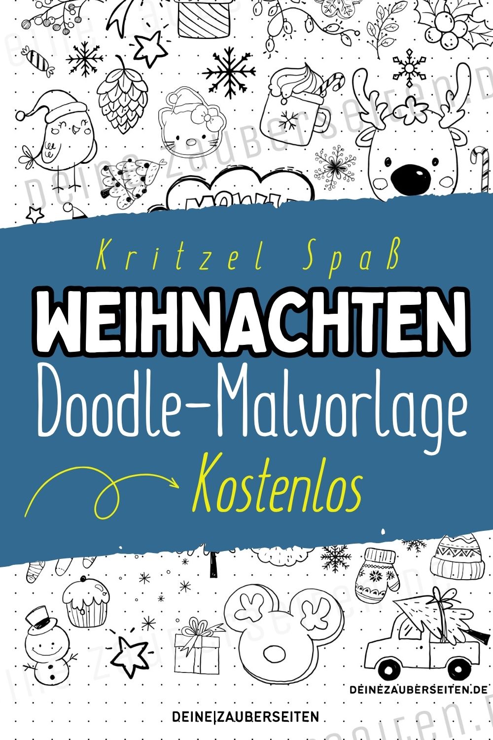 Pinterest Weihnachten Ausmalbilder (1) weihnachten doodle pinterest