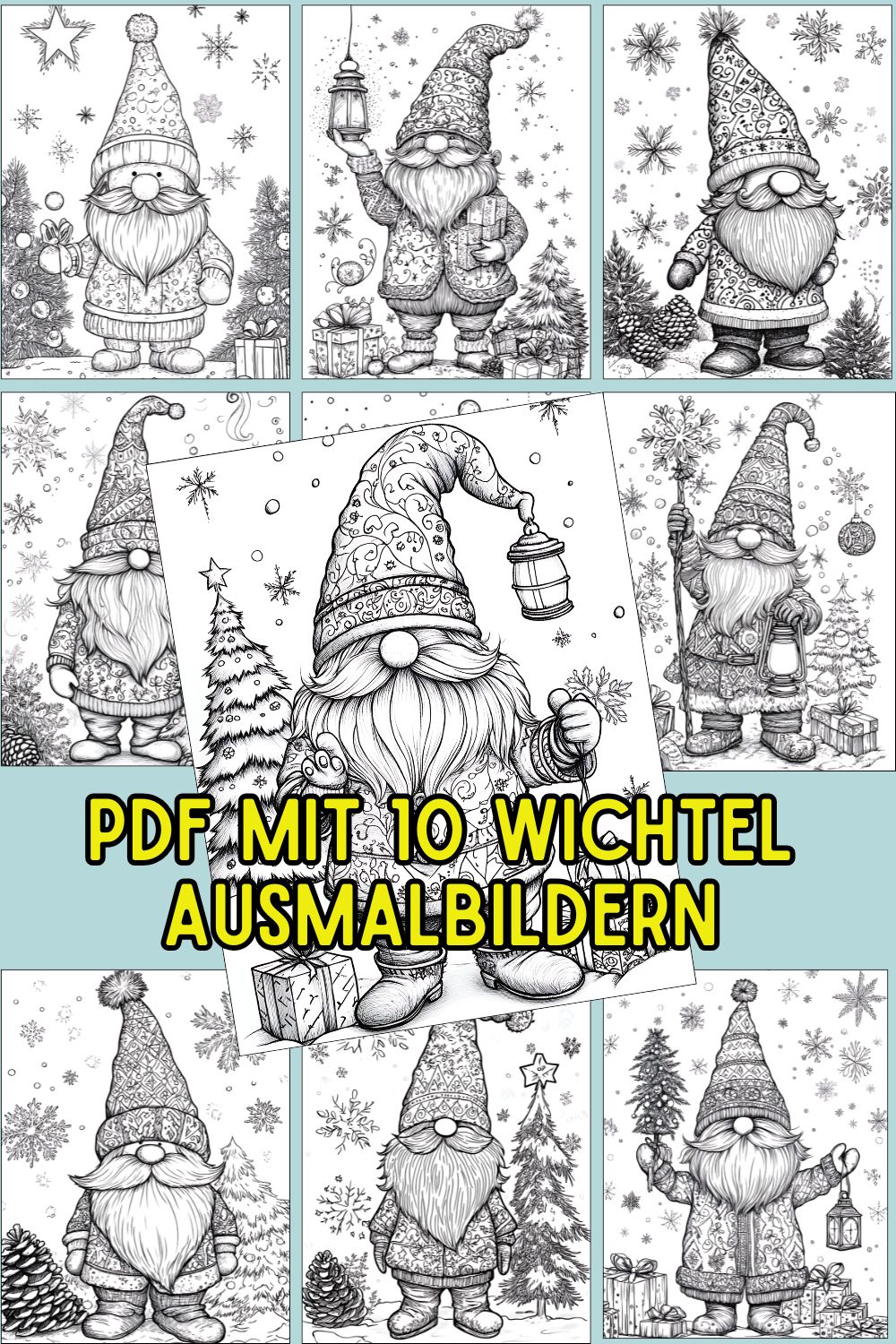 Pinterest Weihnachten Ausmalbilder weihnachtswichtel