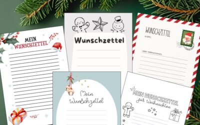 Wunschzettel Vorlage Weihnachten: 5 kostenlose Wunschlisten zum Ausdrucken