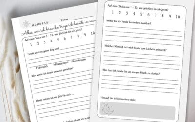 Dankbarkeitstagebuch Vorlage