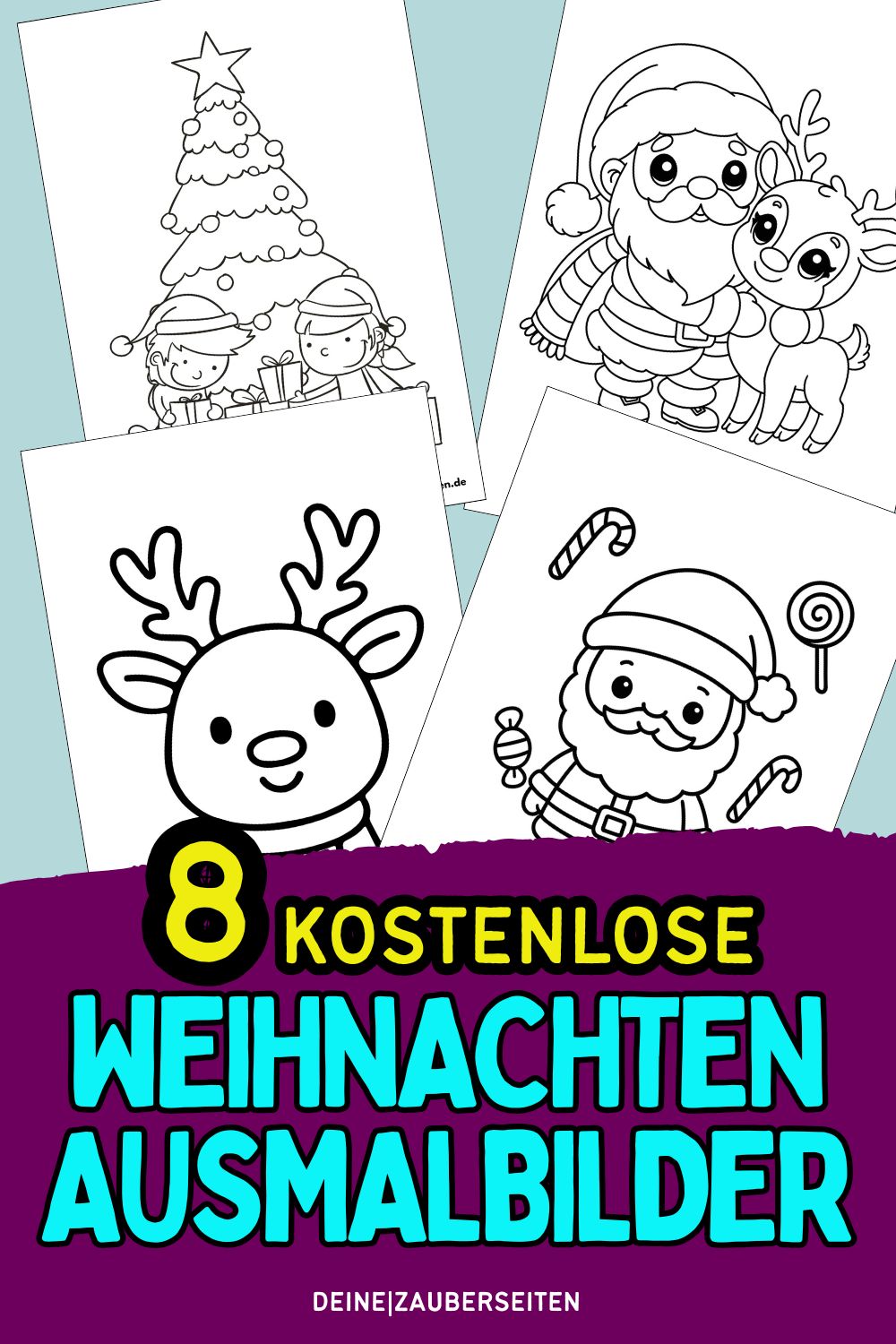 8 kostenlose weihnachten ausmalbilder