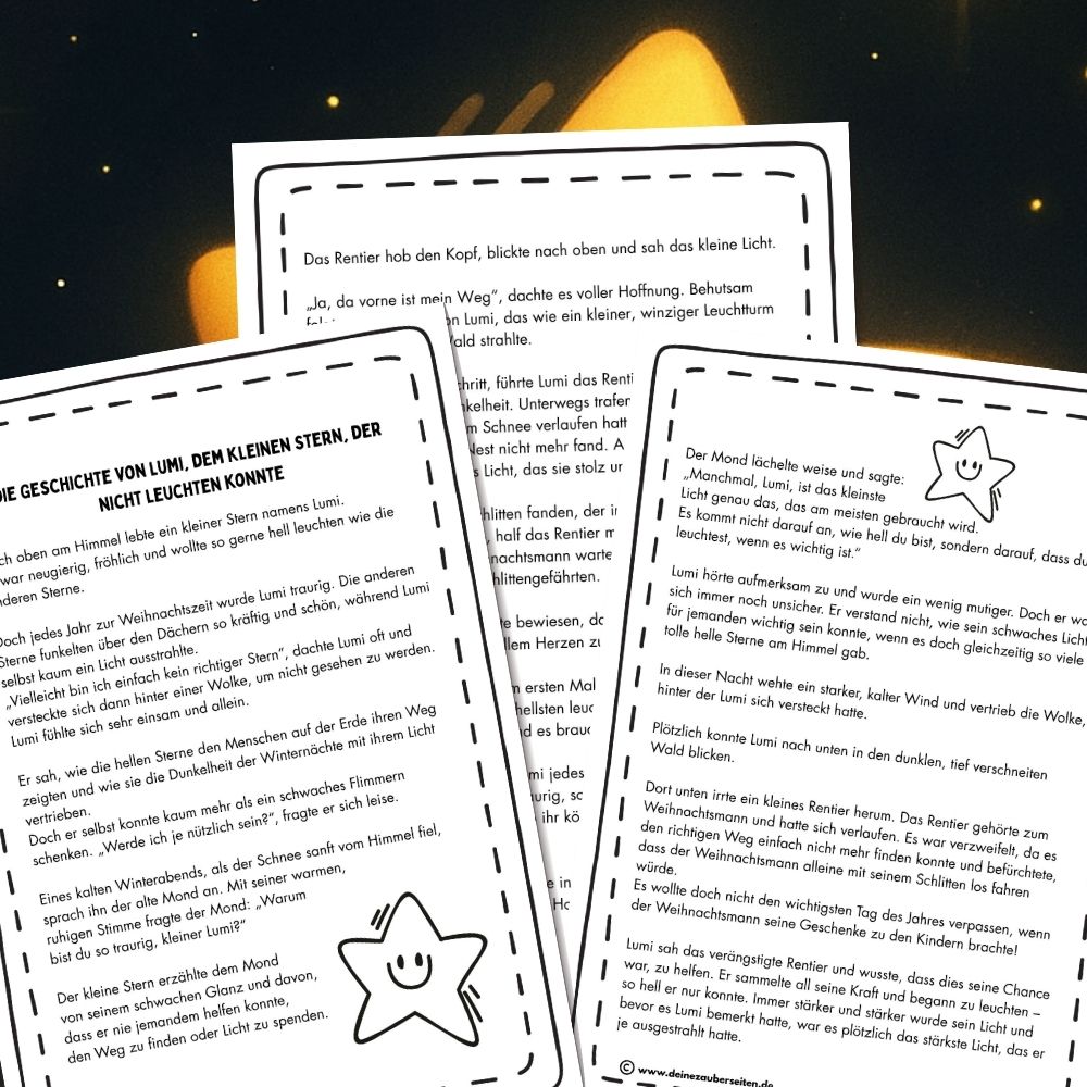 vorlesegeschichte weihnachten stern
