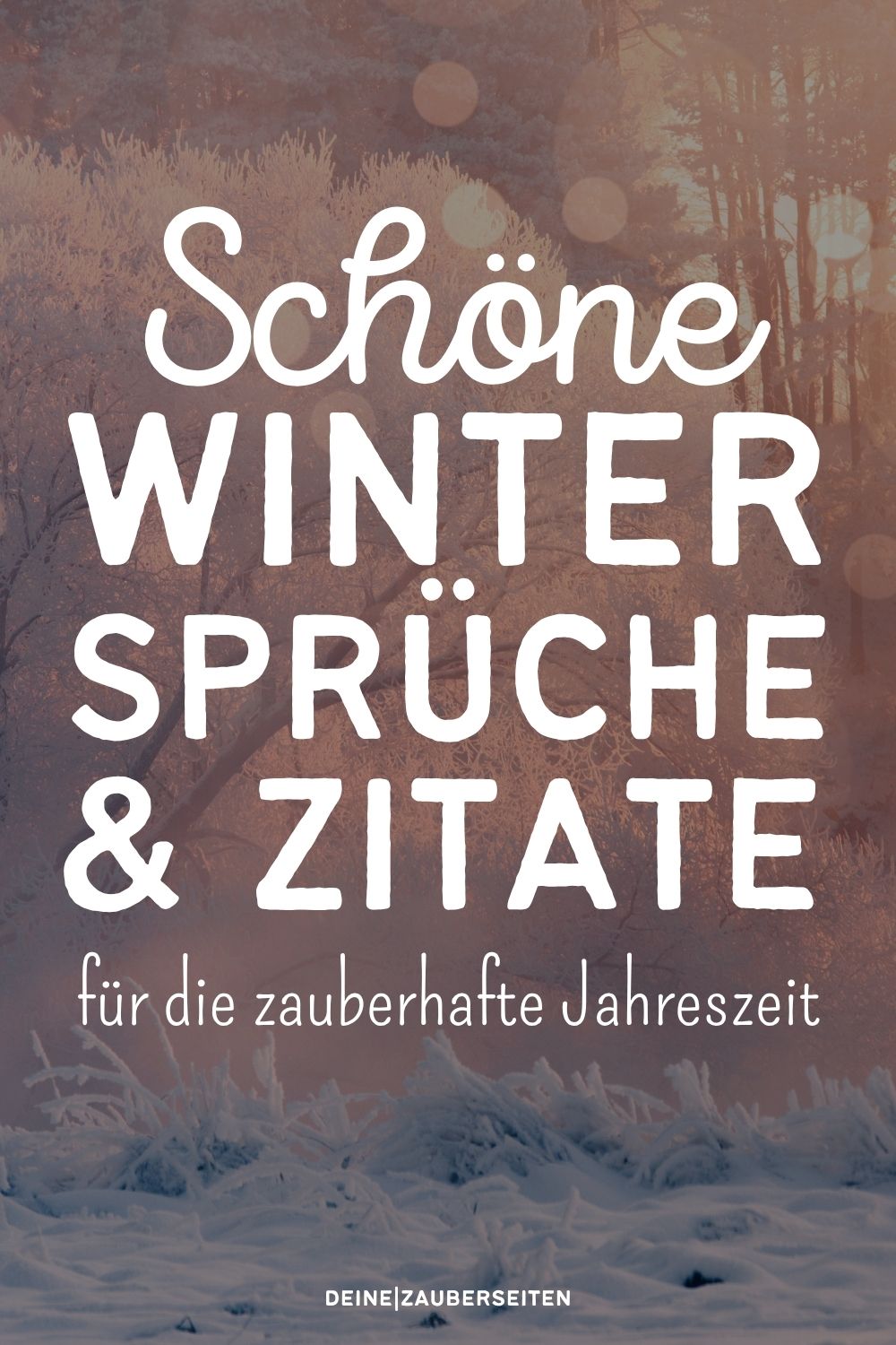 Winter Sprüche Zitate