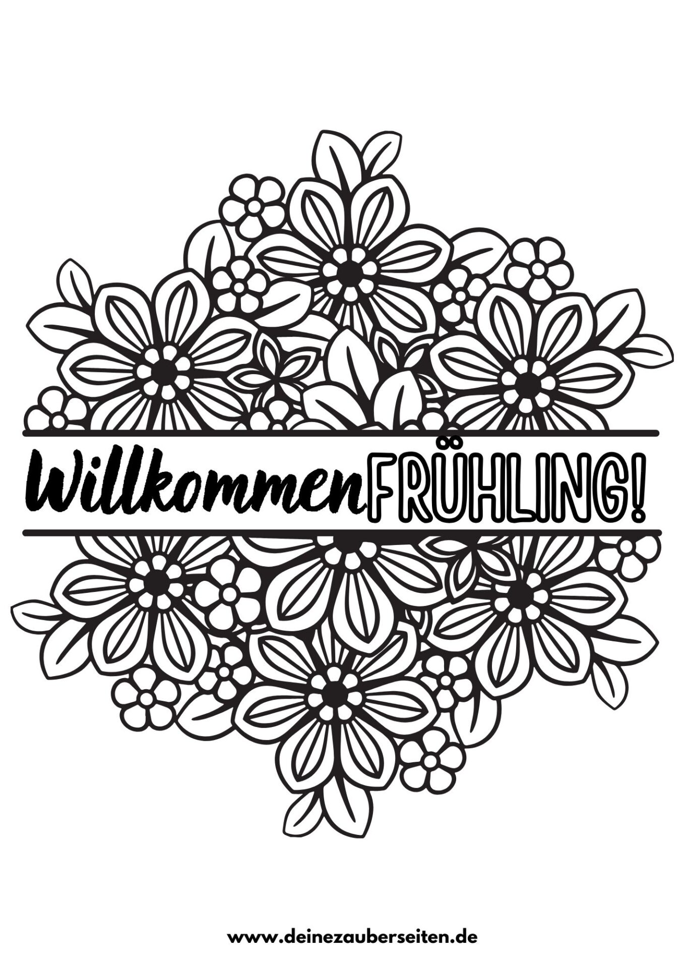 Willkommen Frühling Malvorlagen Willkommen Frühling Malvorlagen