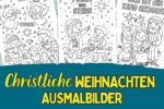 weihnachten ausmalbilder christlich