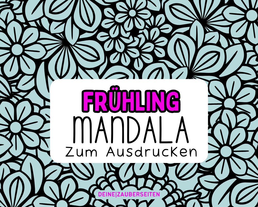 Mandala Frühling zum Ausdrucken mandala frühling