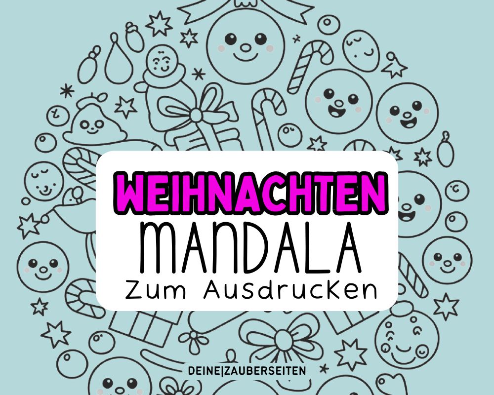 Weihnachten Ausmalbilder Mandala