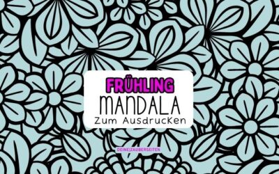 Frühling Mandala: 15 Ausmalbilder zum Ausdrucken