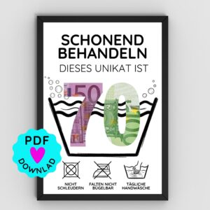 Schonend behandeln Gutuschein 70