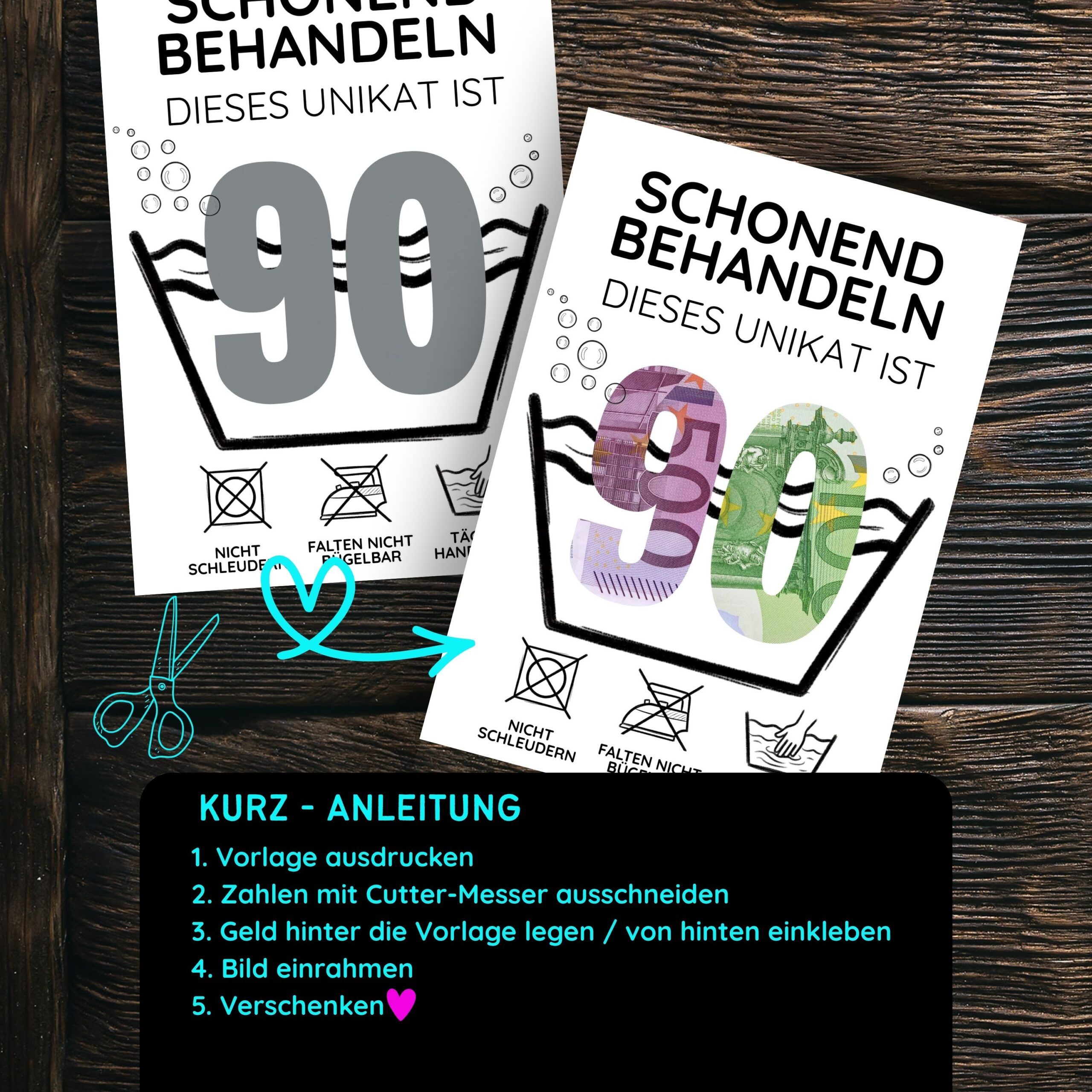 Schonend behandeln Gutuschein 90