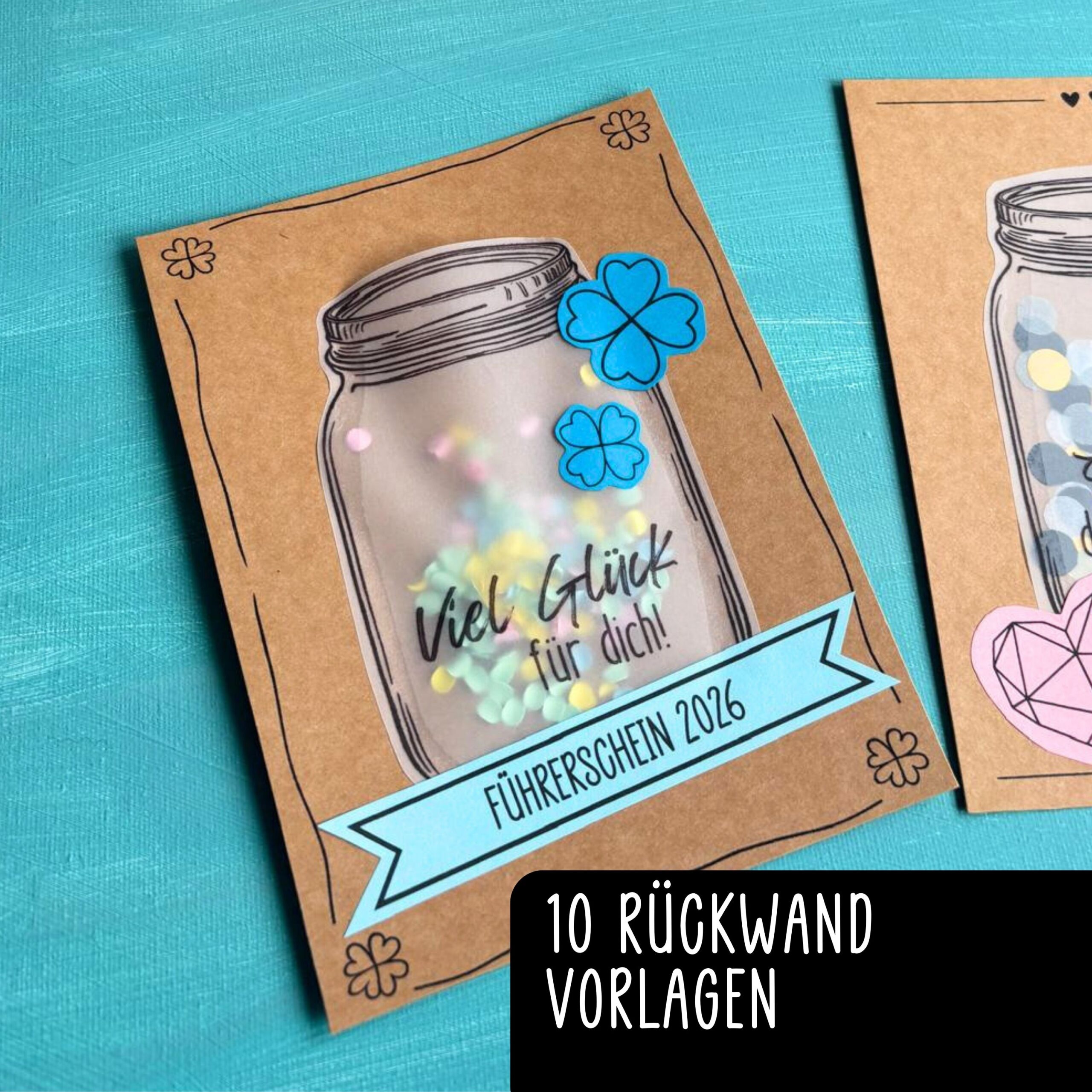 Geldgeschenk "Marmeladengläser" zum Ausdrucken – Bild 4