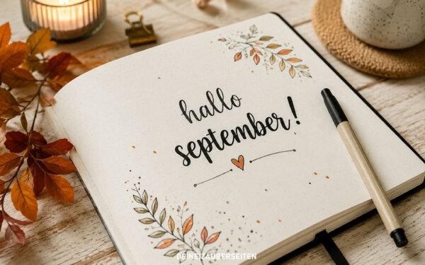 September Sprüche Journal